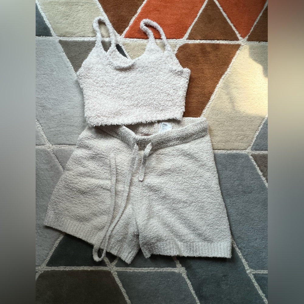 H&M Cream Sweater Set